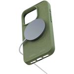 Njord Suede MagSafe kryt pre iPhone 15 Pro, Olive