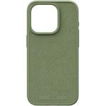 Njord Suede MagSafe kryt pre iPhone 15 Pro, Olive