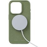 Njord Suede MagSafe kryt pre iPhone 15 Pro, Olive