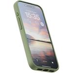 Njord Suede MagSafe kryt pre iPhone 15 Pro, Olive