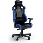 Noblechairs EPIC Compact, herné kreslo, čierna/karbonová/modrá