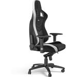 Noblechairs EPIC Real Leather, herné kreslo, čierna-biela-červená