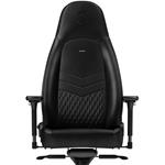 Noblechairs ICON Real Leather, herné kreslo, čierna