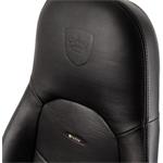 Noblechairs ICON Real Leather, herné kreslo, čierna