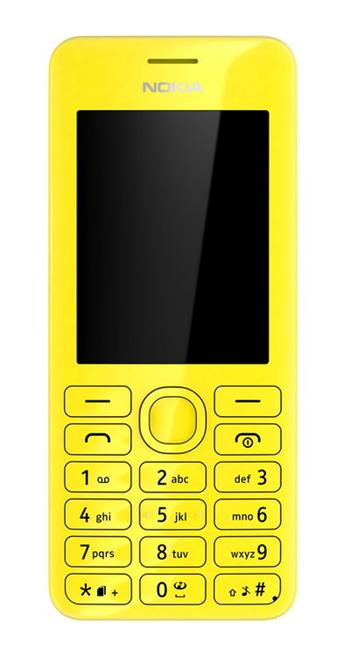 Nokia 206 Dual SIM Yellow (žlutá)
