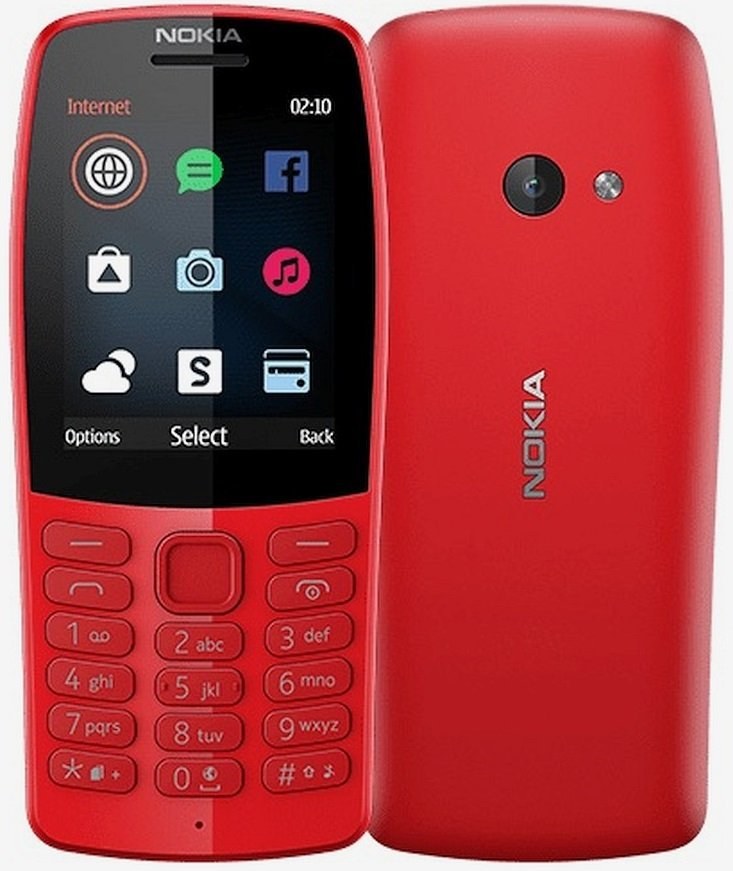 Nokia 210, Dual SIM, červený