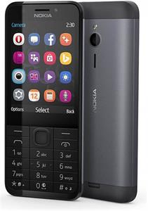 Nokia 230, Dual SIM, tmavo-sivá, hliníkové telo