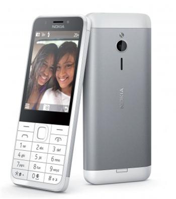 Nokia 230, Single SIM, biely, hliníkové telo