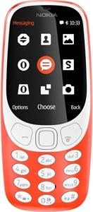 NOKIA 3310, Dual SIM, červená