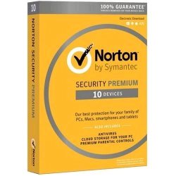 NORTON SECURITY PREMIUM 3.0 25GB CZ 1 uživatel pro 10 zařízení na 12 měsíců - elektronicky