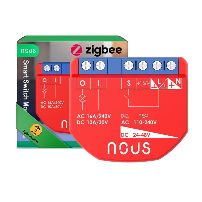 Nous B1Z ZigBee Smart Spínací Modul (1 kanál, bez merania spotreby)
