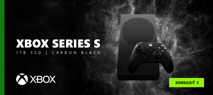Nová konzola Xbox Series S v karbónovej čiernej s 1 TB SSD