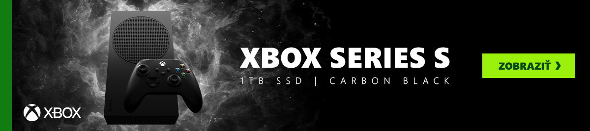 Nová konzola Xbox Series S v karbónovej čiernej s 1 TB SSD