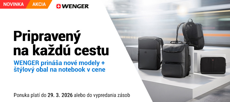 Nové batohy WENGER s darčekom navyše