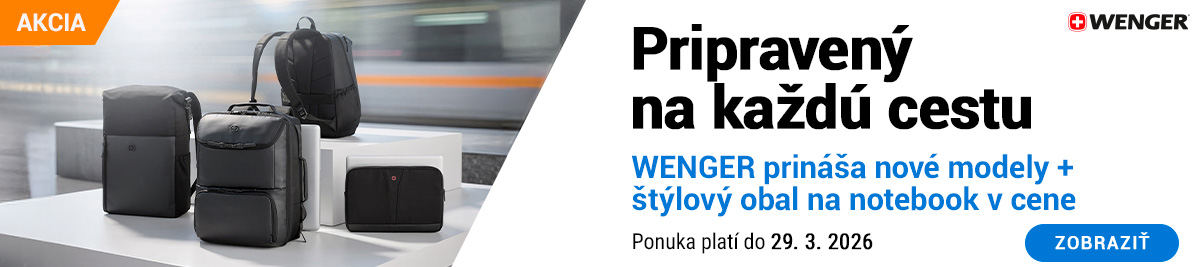 Nové batohy WENGER s darčekom navyše