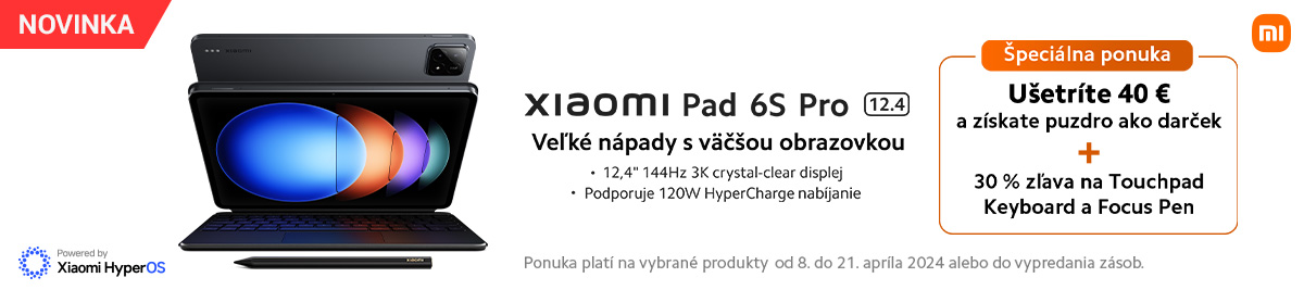 Novinka Xiaomi Pad 6S Pro s kódom