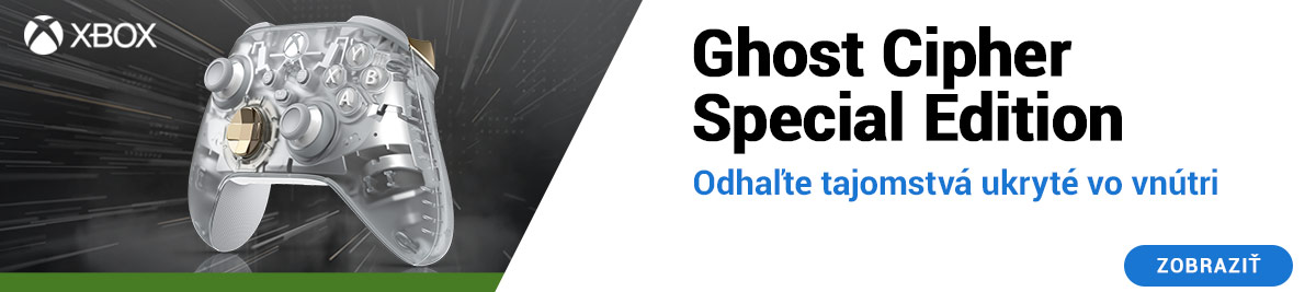 Nový bezdrôtový Xbox ovládač Ghost Cipher Special Edition