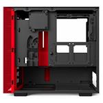 NZXT H200i, čierno-červená