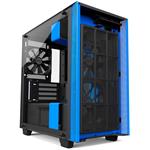 NZXT H400, čierno-modrá