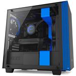 NZXT H400, čierno-modrá