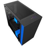 NZXT H400, čierno-modrá