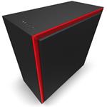 NZXT H710, čierno-červená