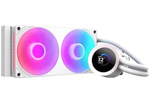 NZXT vodní chladič Kraken 240 / 2x120mm fan / 4-pin PWM / LCD disp. / 6 let