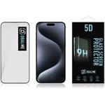 OBAL:ME 5D tvrdené sklo pre Apple iPhone 15 Pro, čierne