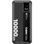OBAL:ME CablePulse powerbanka 10000mAh, 22,5W, čierna