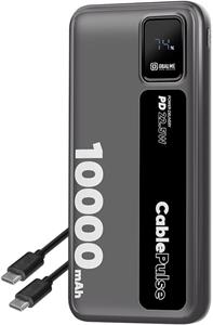 OBAL:ME CablePulse powerbanka 10000mAh, 22,5W, čierna