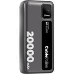 OBAL:ME CablePulse powerbanka 20000mAh, 22,5W, čierna
