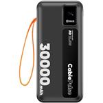 OBAL:ME CablePulse powerbanka 30000mAh, 22,5W, čierna