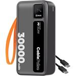 OBAL:ME CablePulse powerbanka 30000mAh, 22,5W, čierna