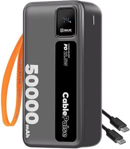 OBAL:ME CablePulse powerbanka 50000mAh, 22,5W, čierna