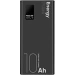 OBAL:ME EnergyPulse, powerbanka 10000mAh, 22.5W, čierna