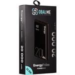 OBAL:ME EnergyPulse, powerbanka 20000mAh, 22.5W, čierna