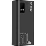 OBAL:ME EnergyPulse, powerbanka, 30000mAh, 22.5W, čierna