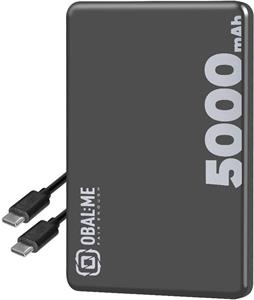 OBAL:ME MagNetix powerbanka, 5000mAh, čierna