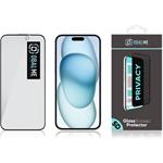 OBAL:ME Privacy 5D tvrdené sklo pre Apple iPhone 15 Plus/16 Plus, čierne