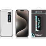 OBAL:ME Privacy 5D tvrdené sklo pre Apple iPhone 15 Pro Max, čierne