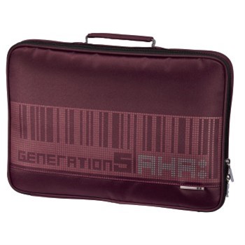 Obal na notebook Aha Pixel" 40cm 15.6" čerešňová červená