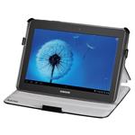 Obal na Samsung Galaxy Note 10.1, kožený vzhľad, čierny