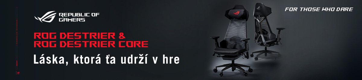 Objav herné a ergonomické stoličky ASUS ROG