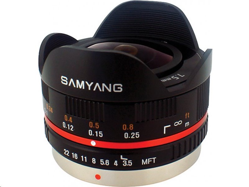 Objektív Samyang 7,5mm F3.5 MFT (Black)