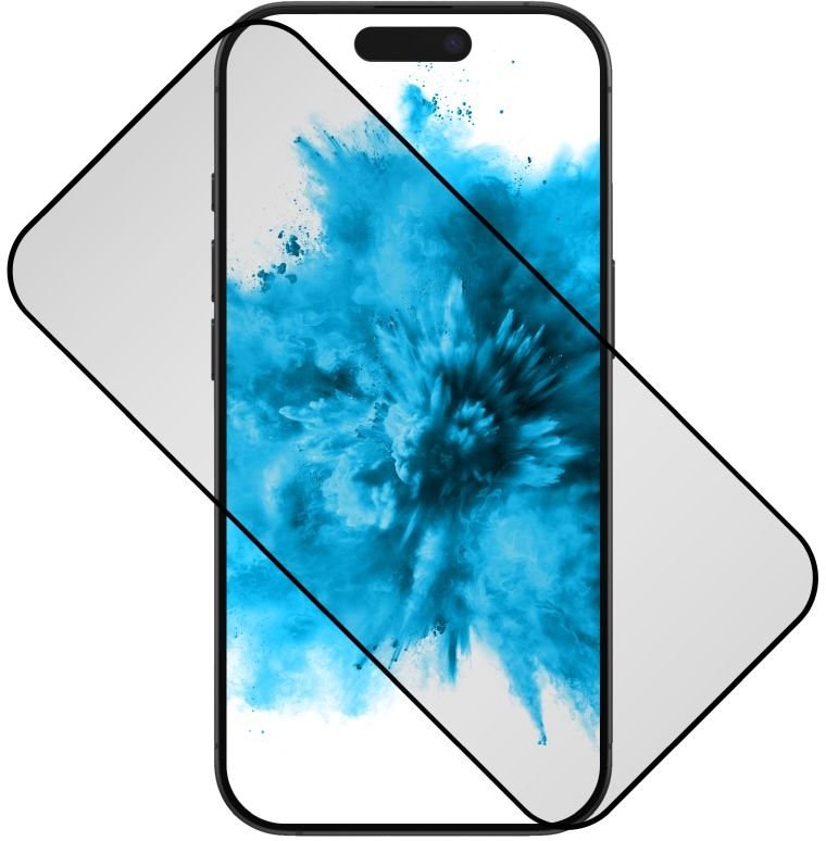 Ochranné tvrzené sklo FIXED Privacy Full-Cover pro Apple iPhone 16 Pro, lepení přes celý displej, černé