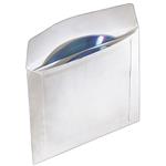 ochranný obal pre 2 CD/DVD, biely, papierový, samolepiaci, 100 ks