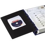 ochranný obal pre 2 CD/DVD, biely, papierový, samolepiaci, 100 ks