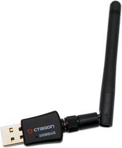 Octagon WL318 USB WiFi Dongle   
300Mb/s, s anténkou 2dB, Realtek RTL8192EU