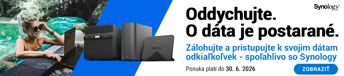 Oddychujte. O vaše dáta sa postará Synology.