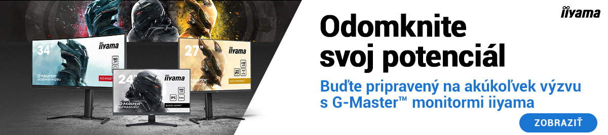 Odomknite svoj potenciál s hernými monitormi G-Master™ od iiyama